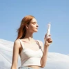 „Jisulife“ nešiojamasis ventiliatorius „Life8 Plus“ su USB įkroviklio funkcija, 4500 mAh, ir žibintuvėliu - Baltas