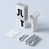 Jisulife rankinis ventiliatorius Life9 5000mAh nešiojamas USB ventiliatorius – pilkos spalvos