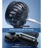 Ventiliatorius SPIGEN A905 MINI PORTABLE HANDHELD FAN Juodas