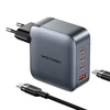 „Vention“ 100 W GaN 1 x USB-A 3 x USB-C + USB-C į USB-C kabelis 1 m