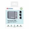 VERBATIM įkroviklis GNC-240 GaN su 4 prievadų 240 W USB oro kondicionieriumi ES / JK / JAV