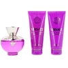 Kvepalų rinkinys moterims Versace Pour Femme Dylan Purple (EDP, 100 ml + dušo želė, 100 ml + kūno losjonas, 100 ml + kosmetinė)