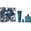 Versace Eros Pour Homme Giftset rinkinys vyrams (PP kvepalai, 100 ml + dušo želė, 150 ml, PP miniatiūra, 5 ml)