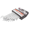 Klucze Atviri raktai, 8 vnt. (6 * 7 - 20 * 22 mm), DIN 3110, CV, Proline