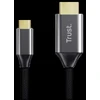 Trust 25630 cable gender changer USB-C HDMI Juodas, Sidabrinis