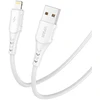 Vipfan USB - Lightning kabelis VFAN Colorful X12 3A 1m - Baltas