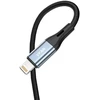 Vipfan Kabelis VFAN L05 Lightning į 3,5 mm mini jack AUX, 1 m pilkas