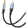Vipfan Kabelis VFAN L05 Lightning į 3,5 mm mini jack AUX, 1 m pilkas