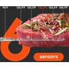 Virtuvinės svarstyklės Retoo „Meatmeet S Pro“ virtuvės termometras su „Bluetooth“ programėle griliams, orkaitėms, rūkykloms – pilkas