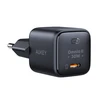 Sieninis įkroviklis Aukey PA-B1L.USB-C, 30W (juodas)