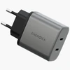Laidinis įkroviklis Energea Ampcharge GaN45 2xUSB-C PD/PPS/QC3.0 45W pilkos spalvos