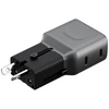 laidinis įkroviklis Energea TravelGo Adapteris 45 2xUSB-C 45W graphite-juodas
