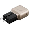 laidinis įkroviklis Energea TravelGo Adapteris 45 2xUSB-C 45W auksinis-juodas