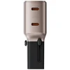 laidinis įkroviklis Energea TravelGo Adapteris 45 2xUSB-C 45W auksinis-juodas
