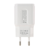 Įkroviklis buitinis Remax Fast Charging RP-U22 su 2xUSB jungtimis 2.4A baltas