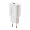 Įkroviklis buitinis Remax Fast Charging RP-U22 su 2xUSB jungtimis 2.4A baltas