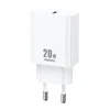 Sieninis įkroviklis Remax, RP-U5, USB-C, 20W (baltas) + Lightning kabelis