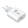 Tinklo įkroviklis T-PHOX ISPEED 20W baltos spalvos (EU PLUG)