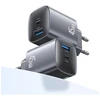 Laidinis įkroviklis USAMS CC290 T66 45W GaN 1xUSB-A 1xUSB-C tarnish