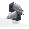 Laidinis įkroviklis USAMS CC305 T66 45W GaN 2xUSB-C tarnish