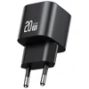 Laidinis įkroviklis USAMS JO Series CC260 20W USB-C + 1m USB-C/USB-C kabelis baltos spalvos