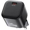 Laidinis įkroviklis USAMS JO Series CC260 20W USB-C + 1m USB-C/USB-C kabelis baltos spalvos