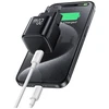 Laidinis įkroviklis USAMS JO Series CC260 20W USB-C + 1m USB-C/USB-C kabelis baltos spalvos