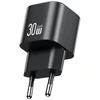 Laidinis įkroviklis USAMS JO Series CC262 30W USB-C + 1m USB-C/Lightning kabelis baltos spalvos