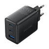Vention Sieninis įkroviklis, ventiliacija, FERB0-EU, 2xUSB-C, USB-A, 65W/65W/30W, GaN (juoda)
