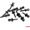 Nitinėjimų (plečiamųjų kniedžių) rinkinys sparnų apdailai 12 mm ? 5 mm 10 vnt. amio-05049