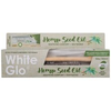 White Glo Baltas Glo Hemp Seed Oil Dantų balinanti dantų pasta su kanapių aliejumi 150g/115ml + bambuko dantų šepetėlis