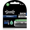 Wilkinson Sword Hydro 3 Juodas Edition keičiamos galvutės 4 vnt