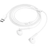 Wire ausinės USB C Hoco M95 baltas
