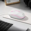 Wire pelė žaidimams Hoco USB A 2400 dpi GM37 baltas