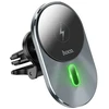 Belaidis automobilinis įkroviklis-laikiklis Hoco (CA91) Magnetic (MagSafe 15W) juodas