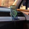 Wireless car phone holder compatible with Magsafe Hoco 15W air vent CA85 juodas