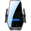 Wireless car phone holder Forcell F-Grip HS6 15W windshield / air vent juodas