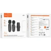 Belaidis prisegamas mikrofonas „Lightning“ / USB C Hoco 2 vnt. L15 juodas