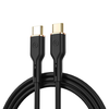WIWU kabelis YQ02 USB-C - USB-C 100W 1,2m juodos spalvos