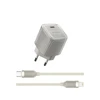 WIWU Jello 20 W GaN įkroviklio rinkinys Wi-U016 C-L, ES kištukas