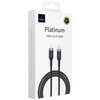 WiWU - Platinum Series duomenų kabelis Wi-C013 USB C iki Lightning 30W 1,2m - juodas
