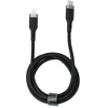WiWU - Platinum Series duomenų kabelis Wi-C013 USB C iki Lightning 30W 1,2m - juodas