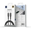 WiWU – Starlink serijos duomenų kabelis Wi-C043E USB C į USB C 30W – juodas