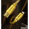 Wk Design WEKOME WDC-163 Sakin Series - USB-C to Lightning PD 20W connecting cable 1 m Gold