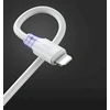 „WK Design“ USB – „micro USB“ | „Lightning“ | USB C tipo laidas 2A, 115 cm, baltas (WDC-103th baltas)