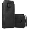 Wonder CARBON dėklas telefonui (Dydis XXL) Samsung S23 Ultra/S22 Ultra/M33/M23/A14 5G/Xiaomi Redmi 12C juodos spalvos