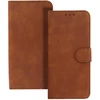 WONDER COMMON Universal Book dėklas (Dydis M) skirtas Samsung S21/S10/Note/Note 2/Note 3/Huawei P30 Lite/P9/P9 Lite/Sony Xperia Z3/Z4/Z5 rudos spalvos