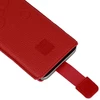 WONDER Deko Pouch dėklas (Size M) skirtas Apple iPhone 5/Nokia 215 4G/225/5310 2020 red