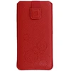 WONDER Deko Pouch dėklas (Size M) skirtas Apple iPhone 5/Nokia 215 4G/225/5310 2020 red