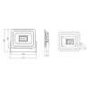 TelForceone Darbinis žibintas LED 2x30W 4500K su trikoju Forever Light